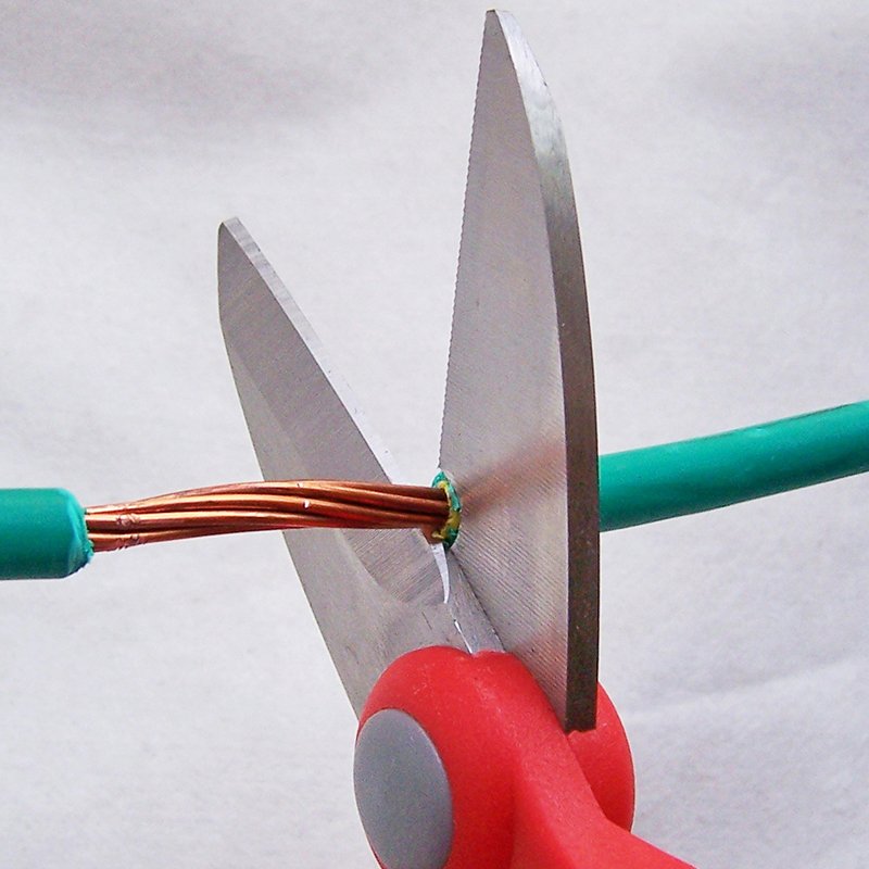 Stainless steel wire cutter scissors