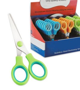 Stainless steel student stationery scissors