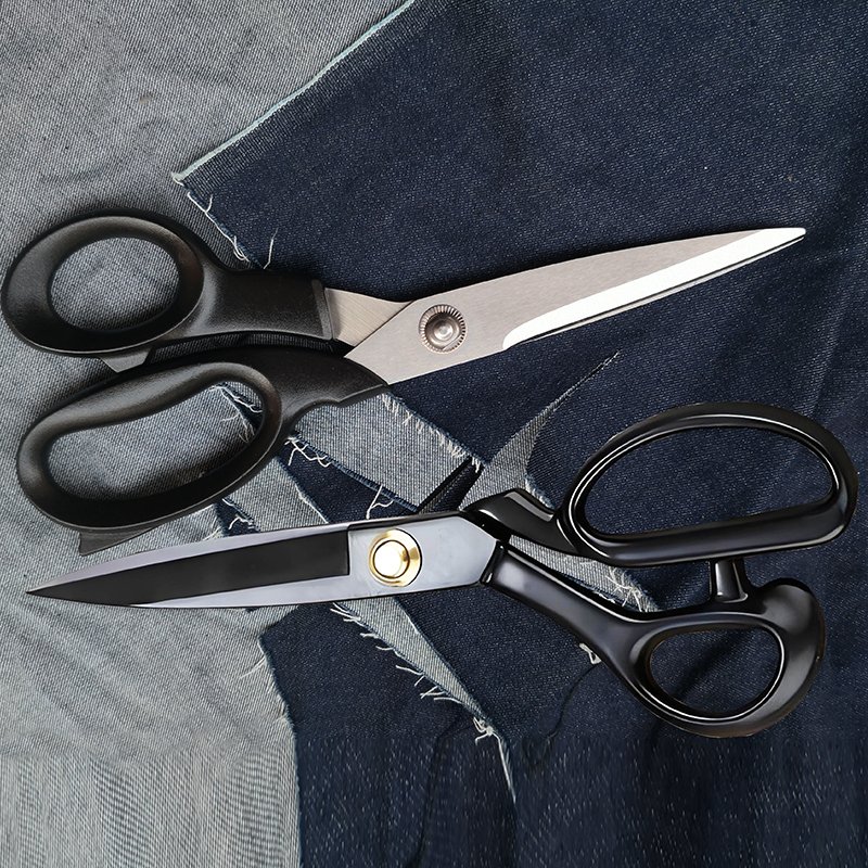 Stainless teel scissors and carbon steel shears