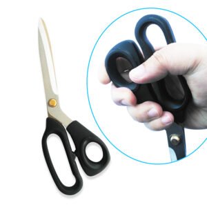 Tailor scissors with rubber handle