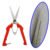 Point tip stainelss steel gardening hand shears