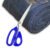 Stainless steel fabric cutting scissors