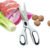 TPR grip kitchen scissors
