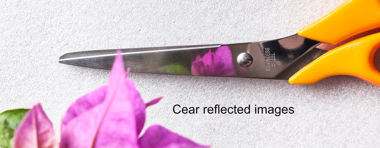 Mirror finish scissors blade