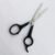 Plastic handle beauty scissors
