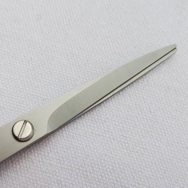 Plastic handle beauty scissors