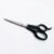Plastic handle beauty scissors