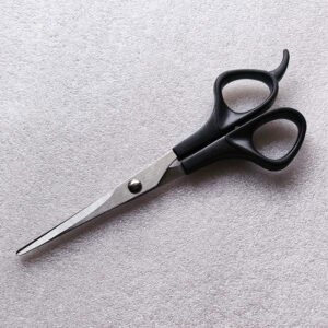 Plastic handle economy hair scissors