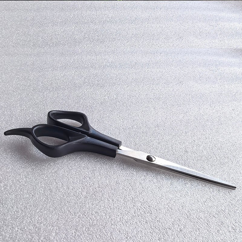 Plastic handle economy hair scissors