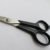 Plastic handle hair scissors